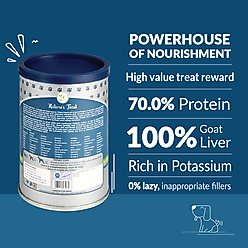 Pawfect Nature's Feast Goat Liver Grain-Free All Natural Freeze-Dried Dog Training Treat, 1.76-oz canister slide 2 of 9