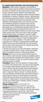 Show full view: Credelio Quattro Chewable Tablets for Dogs, 12.1-25 lbs, 6 Chewables (6-mos. supply) slide 2 of 7