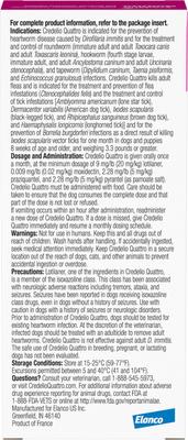 Show full view: Credelio Quattro Chewable Tablets for Dogs, 6.1-12 lbs, 6 Chewables (6-mos. supply) slide 2 of 6