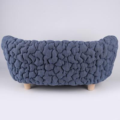 Show full view: Halinfer Bubble Elevated Cat Sofa Bed, Blue, Medium slide 4 of 11