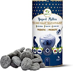 Pawfect All Natural Grain-free Yogurt with Blueberry Prebiotic Probiotic Freeze-dried Dog Treat, 1.34-oz canister