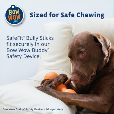 Show full view: Bow Wow Labs Safe Fit 6-in 100% Beef Bully Sticks Dog Treats, 10 count, Midsize slide 3 of 10