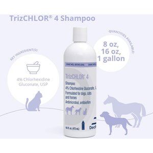 TrizCHLOR 4 Shampoo for Dogs, Cats & Horses, 16-fl oz bottle