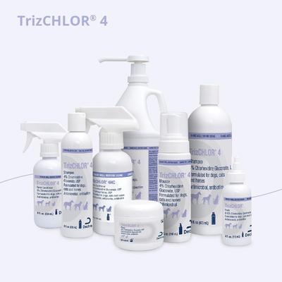 Show full view: TrizCHLOR 4 Shampoo Dogs, Cats & Horses, 16-oz bottle slide 7 of 10