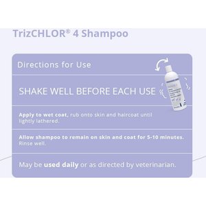 TrizCHLOR 4 Shampoo for Dogs, Cats & Horses, 16-fl oz bottle