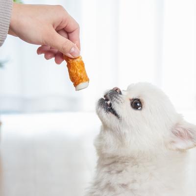 Show full view: MON2SUN Chicken Wrapped Rawhide Rolls 2.5-inch Dog Treats, 32 count slide 9 of 12