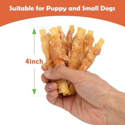 Show full view: MON2SUN Chicken Wrapped Cod Fillet 4-inch Dog Treats, 56 count slide 4 of 9