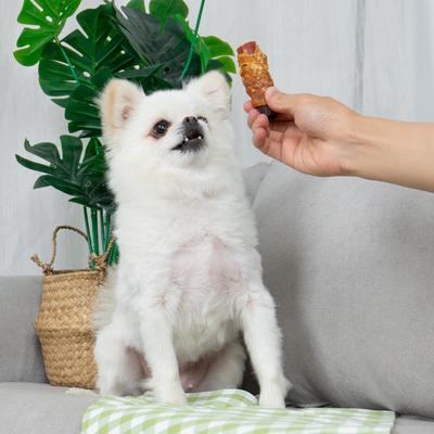 Show full view: MON2SUN Triple Flavor Chicken Wrapped Duck & Beef Rolls 3-inch Rawhide-Free Dog Treats, 10 count slide 9 of 12