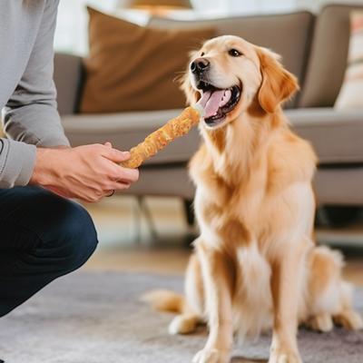 Show full view: MON2SUN Chicken Wrapped Rawhide Rolls 9-inch Dog Chew Treats, 10 count slide 9 of 12