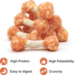 MON2SUN Chicken Dumbbells with Rice 2.5-inch Dog Treats, 30 count slide 2 of 7