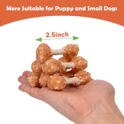 Show full view: MON2SUN Chicken Dumbbells with Rice 2.5-inch Dog Treats, 17 count slide 5 of 10