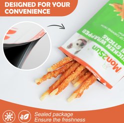 MON2SUN Chicken Wrapped Cod Sticks Rawhide-Free Dog Treats, 25 count slide 2 of 8