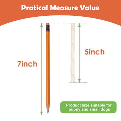 Show full view: MON2SUN Rawhide Twist Sticks Natural Flavor 5-inch Dog Chew Treats, 120 count slide 4 of 9