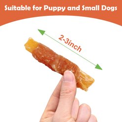 MON2SUN Chicken Wrapped Sweet Potato Rawhide Free Dog Treats, 10-oz box slide 2 of 6