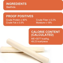 MON2SUN Rawhide Rolls Natural Flavor Dog Chew Treats, 18 count slide 2 of 6