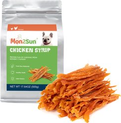 MON2SUN Chicken Jerky Strips Dog Treats, 17.64-oz bag
