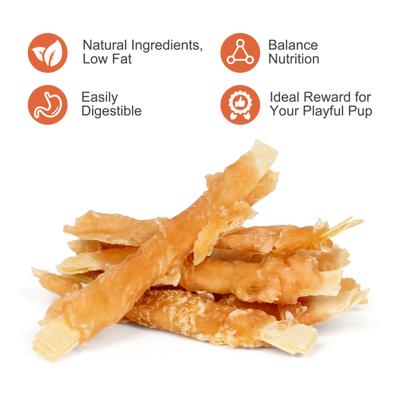 Show full view: MON2SUN Chicken Wrapped Cod Fillet 4-inch Dog Treats, 56 count slide 5 of 9