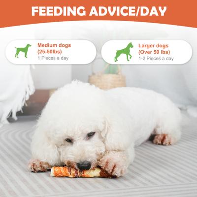 Show full view: MON2SUN Triple Flavor Chicken Liver Duck & Chicken Wrapped Rawhide Sticks 6-inch Dog Treats, 10 count slide 7 of 10