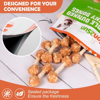 Show full view: MON2SUN Chicken Dumbbells with Rice 2.5-inch Dog Treats, 17 count slide 7 of 10