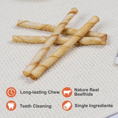 Show full view: MON2SUN Rawhide Twist Sticks Chicken Flavor 5-inch Dog Chew Treats, 120 count slide 5 of 10