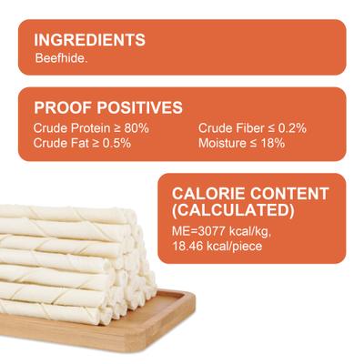 Show full view: MON2SUN Rawhide Twist Sticks Natural Flavor 5-inch Dog Chew Treats, 120 count slide 3 of 9