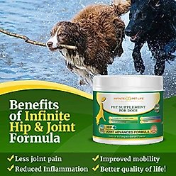 Infinite Pet Life All-Natural Hip & Joint Powder Dog Supplement, 90 servings slide 2 of 8