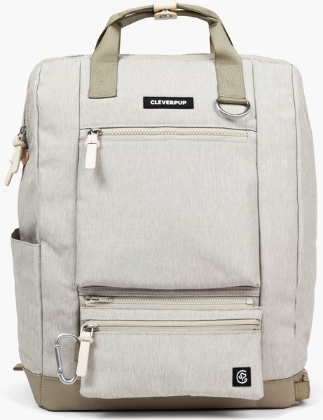 Show full view: Cleverpup Porter Dog Gear Backpack, Sand slide 1 of 7