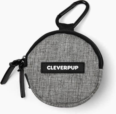 Show full view: Cleverpup Snackpack Double Insulated Dog Treat Pouch, Heather Grey slide 4 of 10
