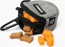 Cleverpup Snackpack Double Insulated Dog Treat Pouch, Heather Grey slide 1 of 7