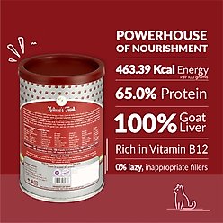 Pawfect Nature's Feast Goat Liver Grain-Free All Natural Freeze-Dried Cat Training Treat, 1.76-oz canister slide 2 of 7