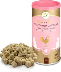 Pawfect Nature's Feast Chicken Breast Grain-Free All Natural Freeze-Dried Cat Training Treat, 1.76-oz canister