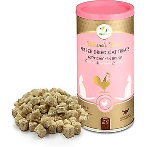 Pawfect Nature's Feast Chicken Breast Grain-Free All Natural Freeze-Dried Cat Training Treat, 1.76-oz canister