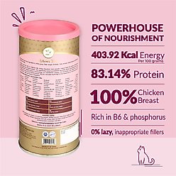 Pawfect Nature's Feast Chicken Breast Grain-Free All Natural Freeze-Dried Cat Training Treat, 5.29-oz canister slide 2 of 8