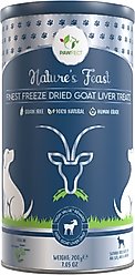 Pawfect Nature's Feast Goat Liver Grain-Free All Natural Freeze-Dried Dog Training Treat, 7.05-oz canister