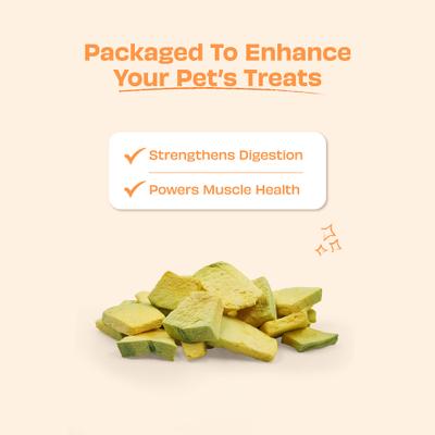 Show full view: Pawfect Nature's Munch Freeze-Dried Pumpkin All Natural Vegan Dog Training Treat, 0.71-oz bag slide 4 of 9