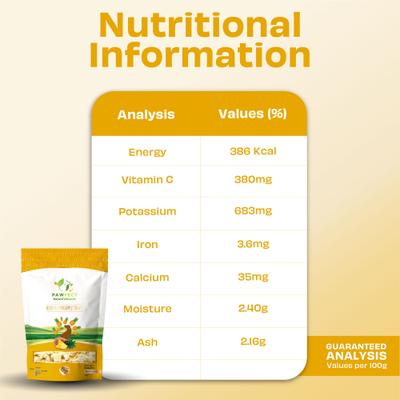 Show full view: Pawfect Nature's Munch Freeze-Dried Pineapple All Natural Vegan Dog Training Treat, 1.41-oz bag slide 6 of 9