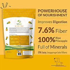 Pawfect Nature's Munch Freeze-Dried Pineapple All Natural Vegan Dog Training Treat, 1.41-oz bag slide 2 of 7