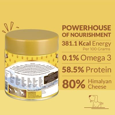 Show full view: Pawfect All Natural Grain-Free Cheese Biscuits with Pineapple, Coconut & Eggs Crunchy Dog Training Treats, 3.53-oz tin slide 3 of 9