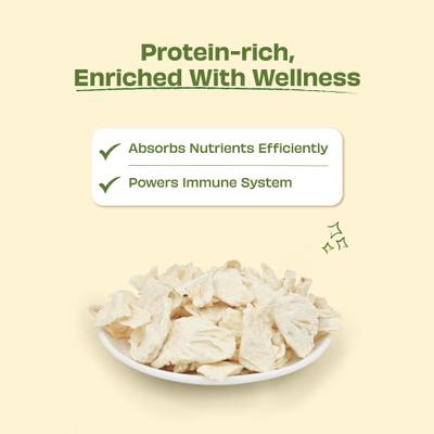 Show full view: Pawfect Nature's Munch Freeze-Dried Pineapple All Natural Vegan Dog Training Treat, 1.41-oz bag slide 4 of 9