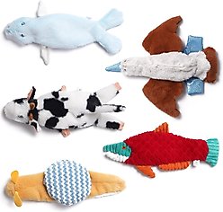 Nocciola Nature's Call Crinkle Plush Dog Toys, 5 count