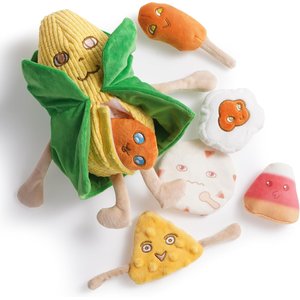 Nocciola 7-in-1 Mr.CORNelius Squeaky Plush Dog Toy