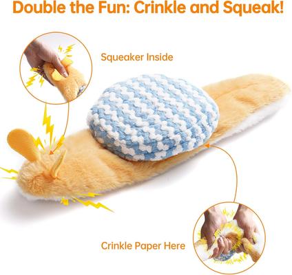 Show full view: Nocciola Nature's Call Crinkle Plush Dog Toys, 5 count slide 5 of 9