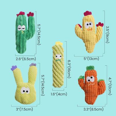 Show full view: Pawsible Cactus Cat Toy Set with Catnip, 5 count slide 3 of 8