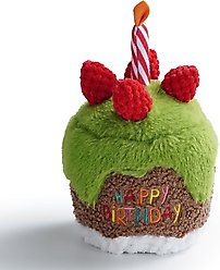 Nocciola Matcha Strawberry Birthday Cake Plush Dog Toy