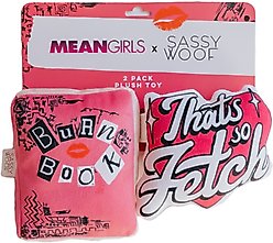 Sassy Woof Mean Girls Dog Toy, 2 count