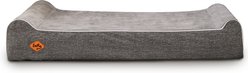 LaiFug Double Pillow Dog Bed, Grey, Jumbo slide 2 of 8