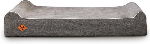 Show full view: LaiFug Double Pillow Dog Bed, Grey, Jumbo slide 9 of 10