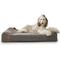 Show in main carousel: LaiFug Double Pillow Dog Bed, Grey, Jumbo slide 1 of 10