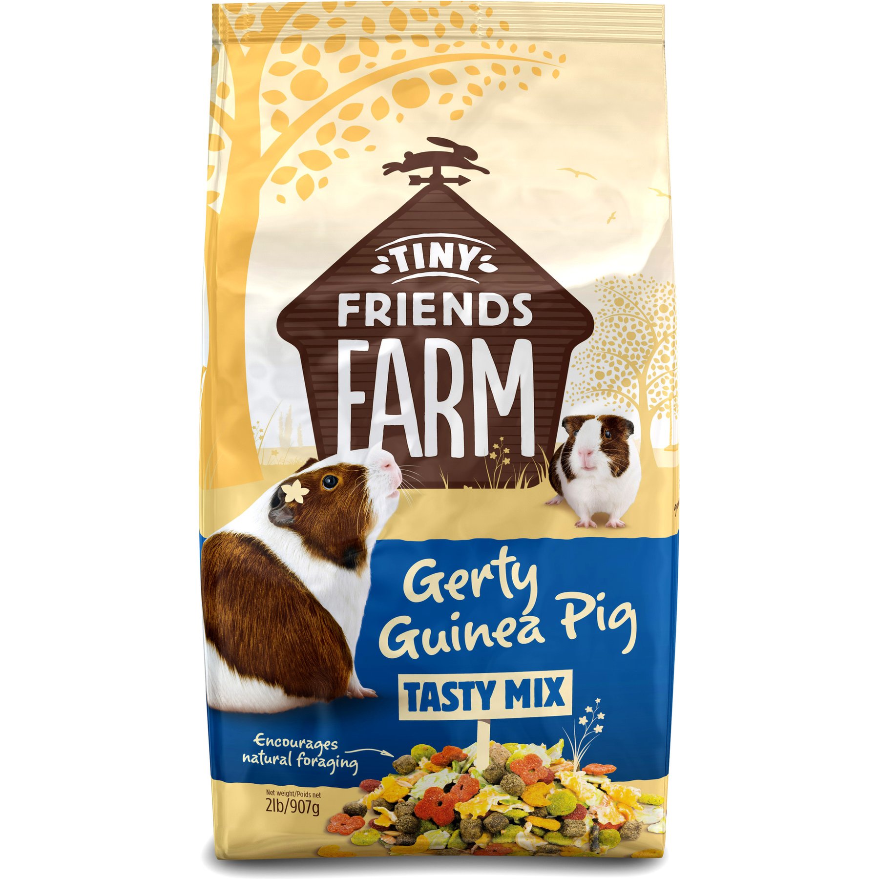 Tiny Friends Farm Gerty Guinea Pig Food, 2-lb bag
