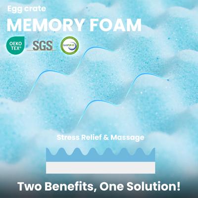 Show full view: LaiFug Three-Sided Orthopedic Dog Bed, Black & Gray, Medium slide 3 of 5